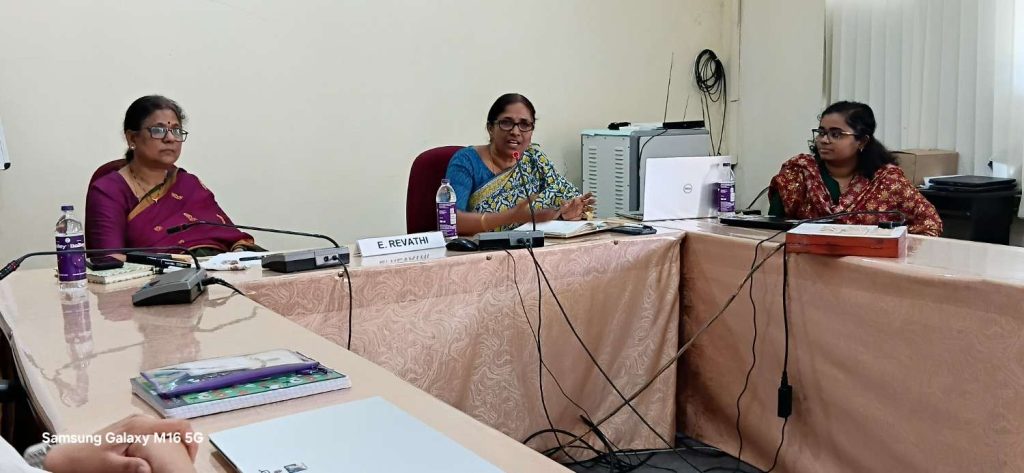 Prof. E. Revathi and Dr. Alivelu Kasturi at Workshop
