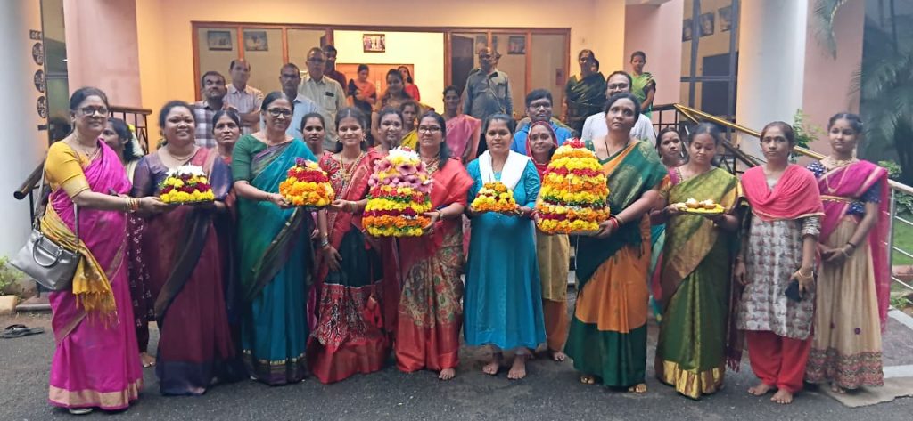 Bathukamma Festival Celebrations at Centre for Economic and Social Studies, Hyderabad