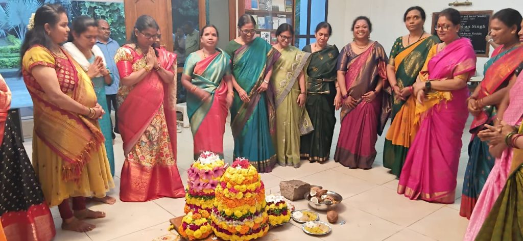 Bathukamma Festival Celebrations at Centre for Economic and Social Studies, Hyderabad