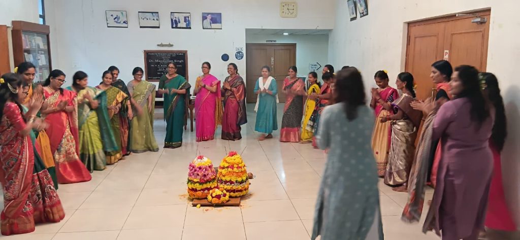 Bathukamma Festival Celebrations at Centre for Economic and Social Studies, Hyderabad